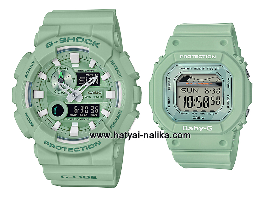 นาฬิกา Casio G-SHOCK x BABY-G เซ็ตคู่รัก Crayon Pastel series รุ่น GAX-100CSB-3A x BLX-560-3 Pair set ของแท้ รับประกัน 1 ปี