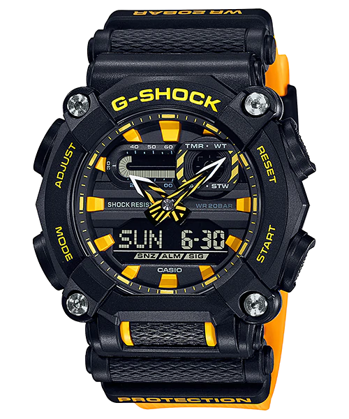 นาฬิกา Casio G-Shock ANALOG-DIGITAL GA-900 series รุ่น GA-900A-1A9 ของแท้ รับประกัน1ปี