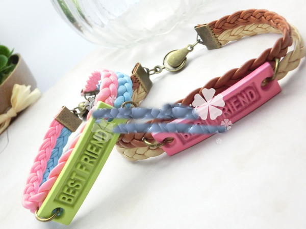 เชือกพีวีซี PVC ถัก สีชมพู