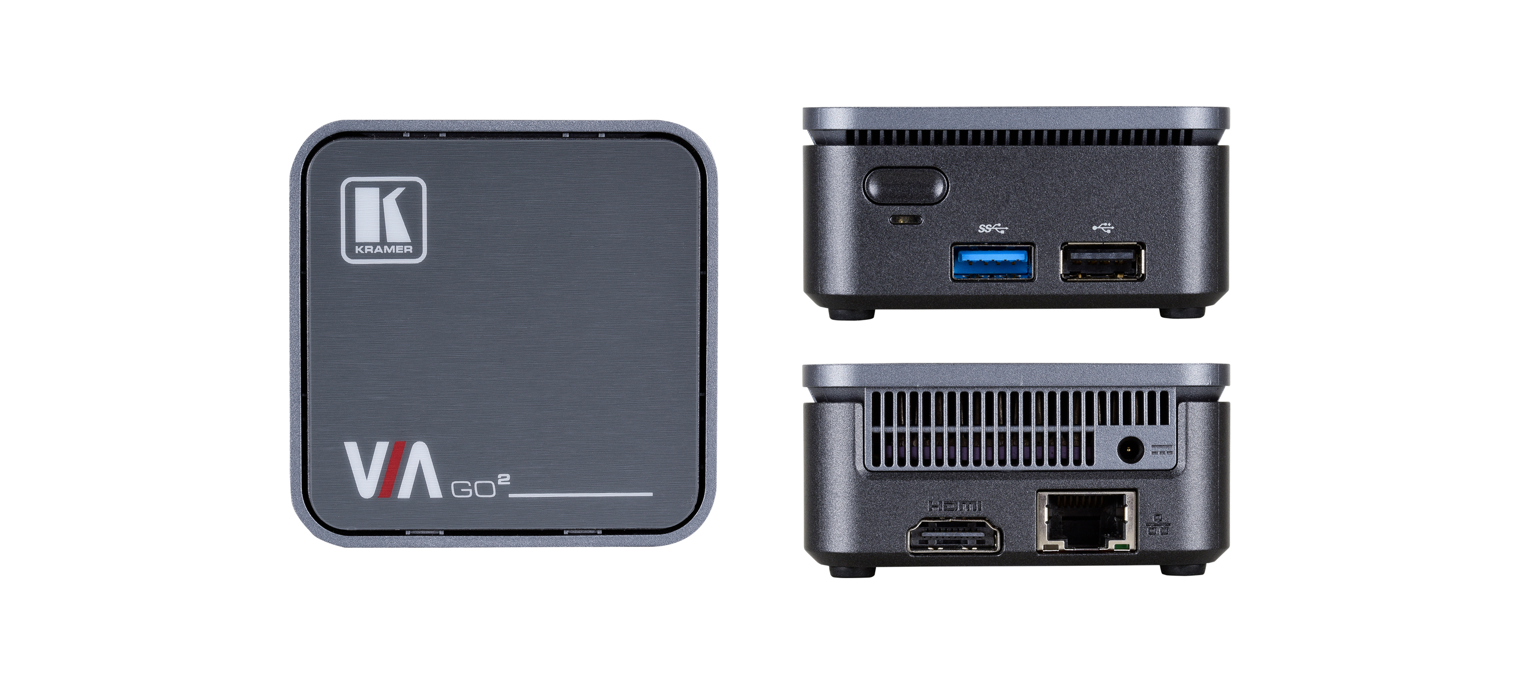 KARMER VIA GO3 Compact & Secure 4K Wireless Presentation Device
