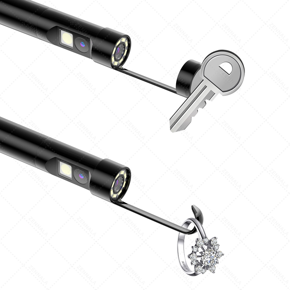 กล้องงู 2 เลนส์ Full HD 3IN1 Micro USB-TypeC-Lightning 8 มิลลิเมตร