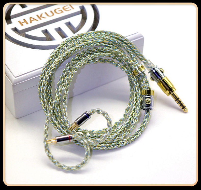 ขาย Hakugei Bifrost สายอัพเกรดหูฟังถักผสม ทอง, เงิน, ทองแดง, Graphene