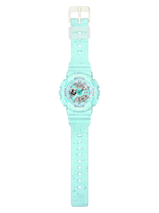 นาฬิกา Casio Baby-G BA-110PI Pastel Ice Cream series รุ่น BA-110PI-2A "Mint Chocolate flavor" ของแท้ รับประกัน1ปี