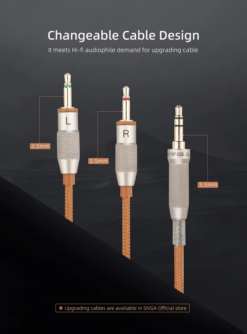 [PreOrder] Sivga SV021 หูฟัง Headphone ไดรเวอร์ไดนามิก เสียงเที่ยงตรงสูง ไม้แบบปิดด้านหลัง ประกันศูนย์ไทย