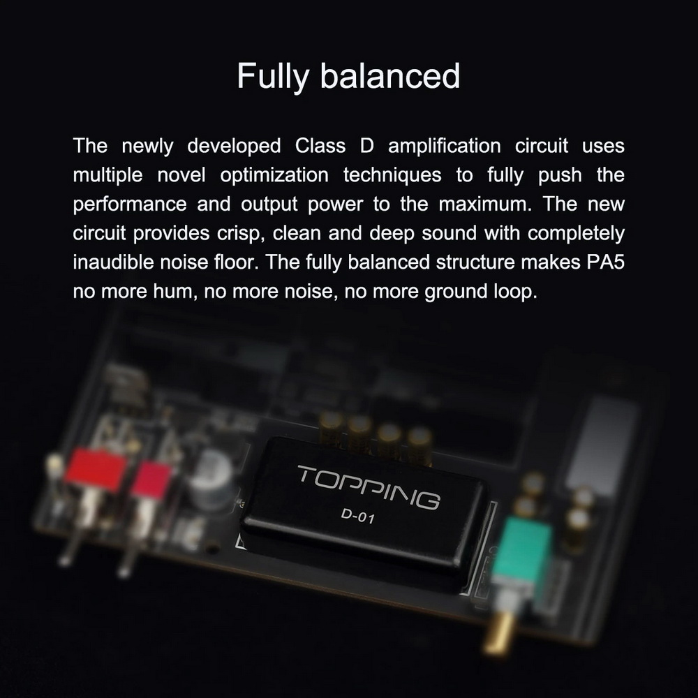 ขาย Topping PA5 แอมป์ตั้งโต๊ะ ภาคขยาย Fully Balanced Class D ประกันศูนย์ไทย