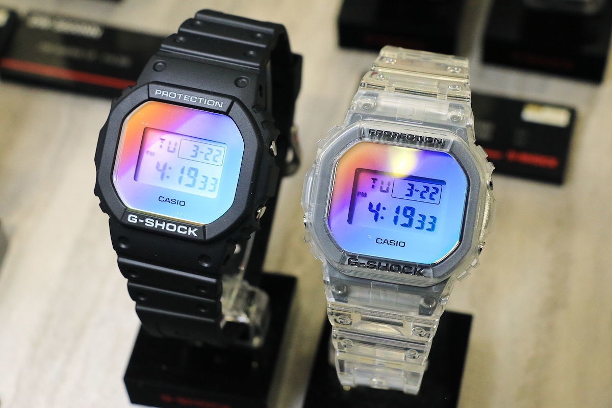 นาฬิกา Casio G-Shock Special color Shades of Rainbow series รุ่น DW-5600SRS-7 ของแท้ รับประกัน1ปี