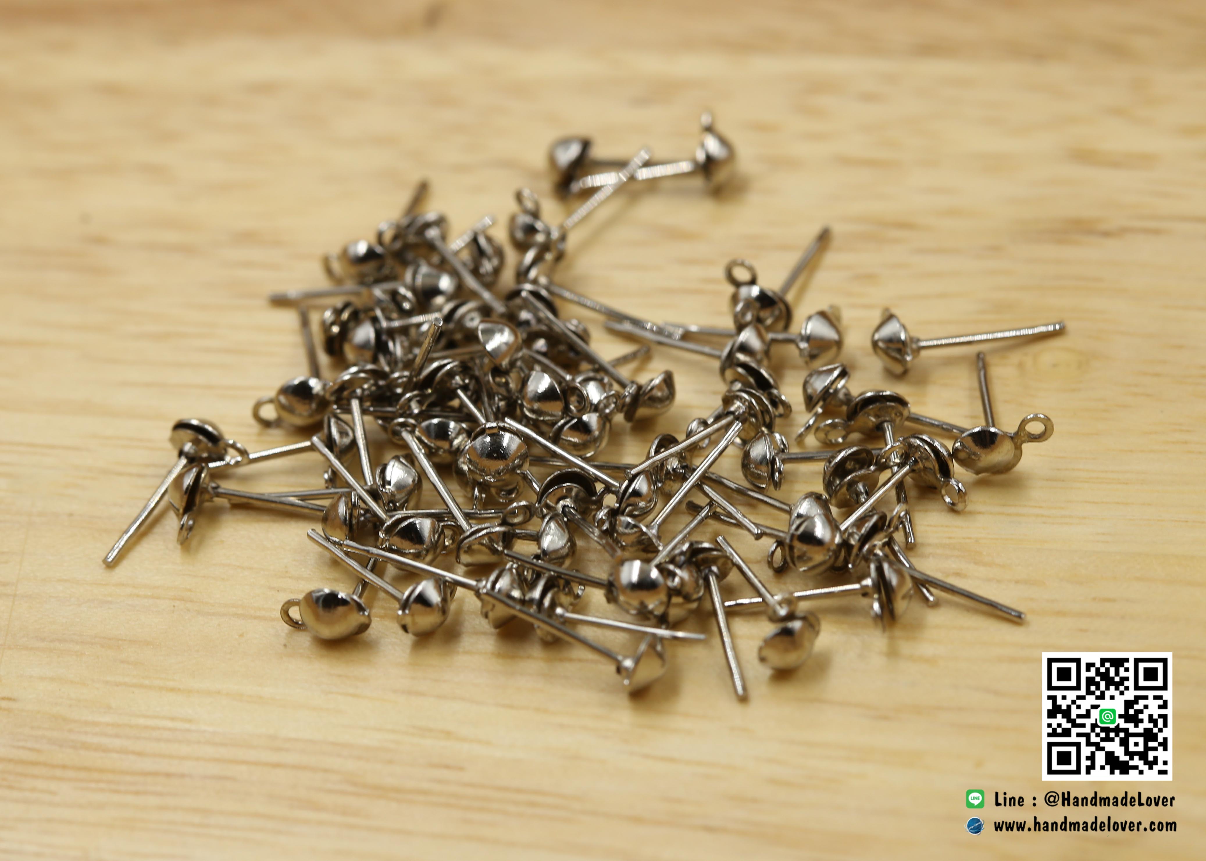 ก้านต่างหู เบอร์ 3 (พร้อมแป้นปีกผีเสื้อ)