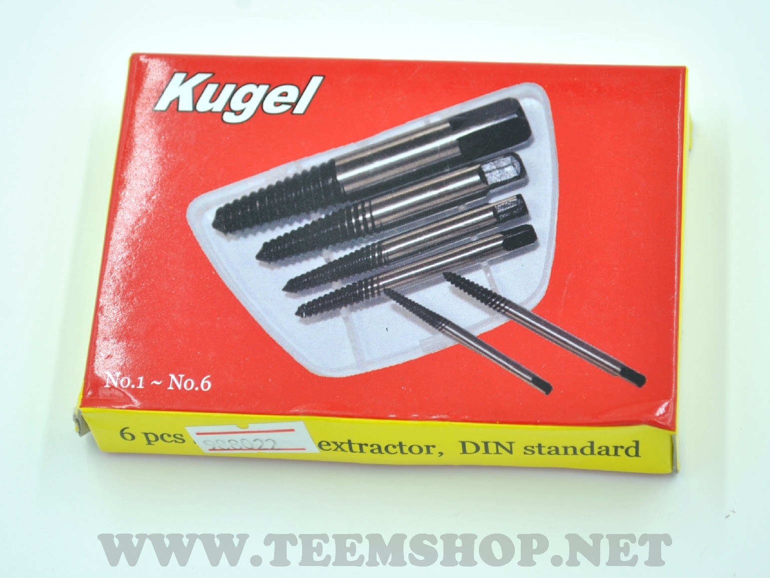KUGEL ถอนเกลียวซ้าย 6 ตัวชุด แบบเยอรมัน