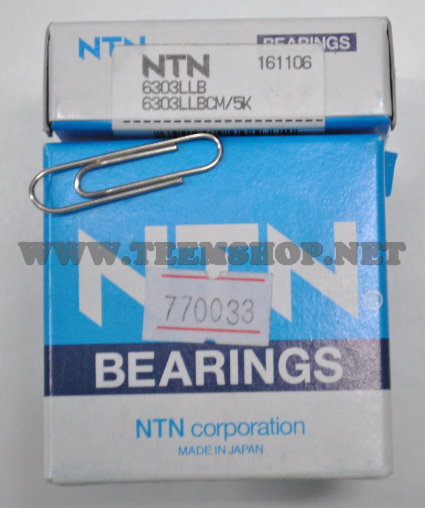 NTN ตลับลูกปืน 6303LL JP (17x47x14)