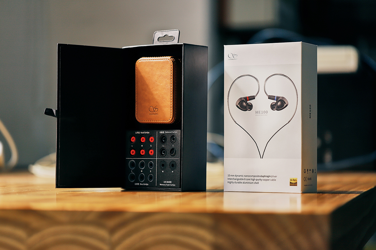 ขาย SHANLING ME100 หูฟัง Dynamic ถอดสายได้ รองรับ Hi-Res บอดี้อลูมีเนียม พร้อมสายถัก OFC 8แกน