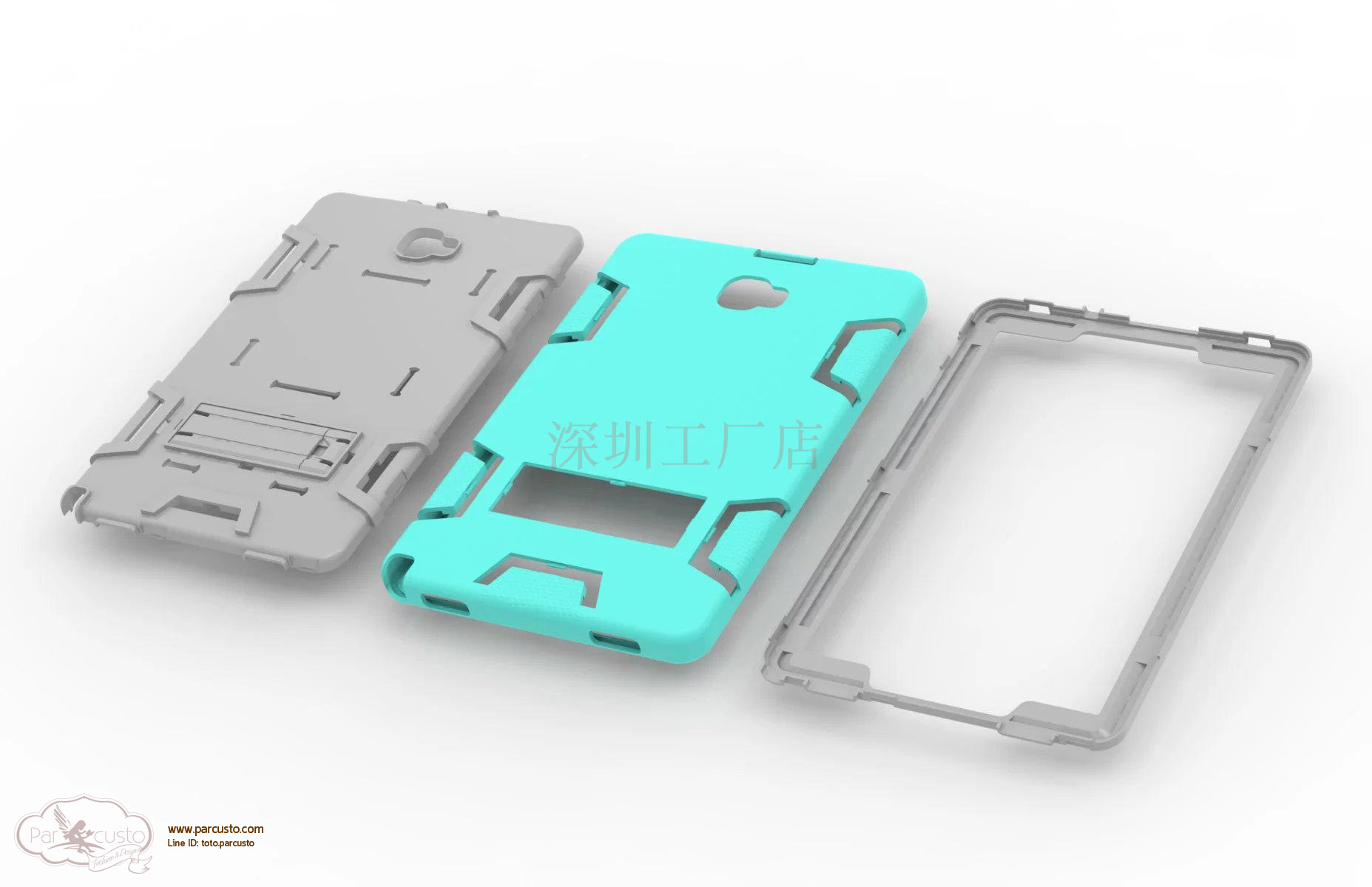 เคสกันกระแทก Samsung Galaxy Tab A 10.1 with S Pen (P580 / P585) จาก Tading