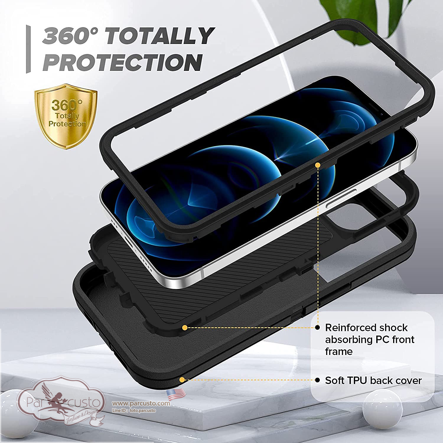 เคสกันกระแทก iPhone 13 Pro Max จาก VEGO [หมด]