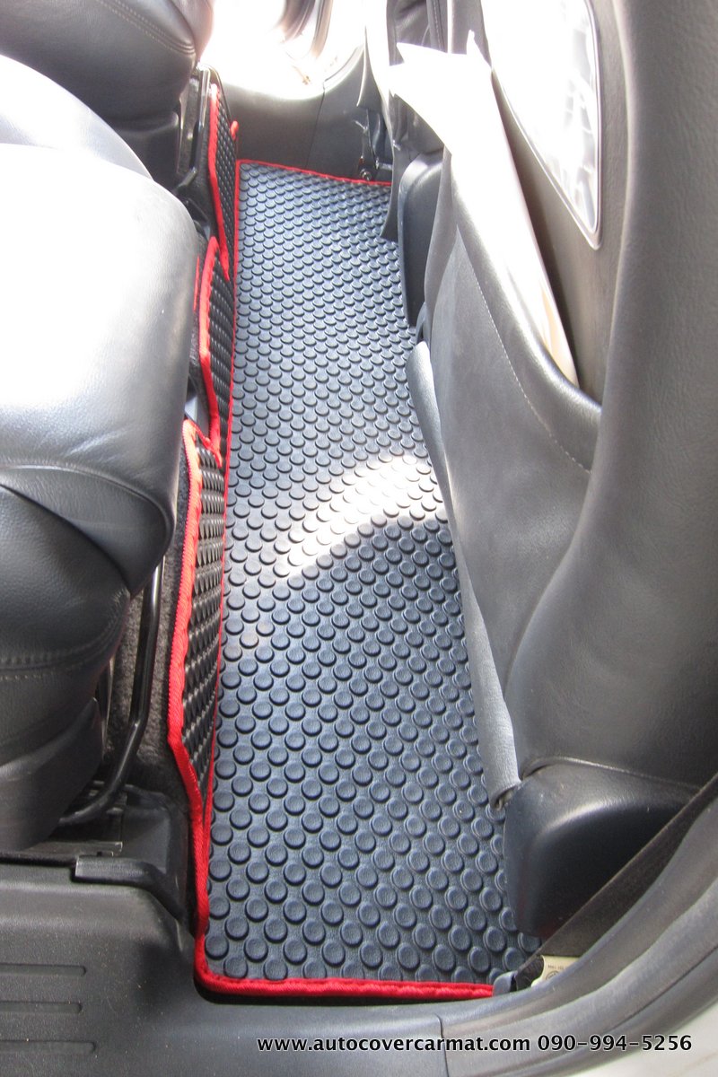 พรมปูพื้นรถยนต์ พรมกระดุม รถ TOYOTA WISH ปี 2003-2010 ชุดเต็มคัน+หลังเบาะ+แผ่นท้าย จำนวน 10 ชิ้น
