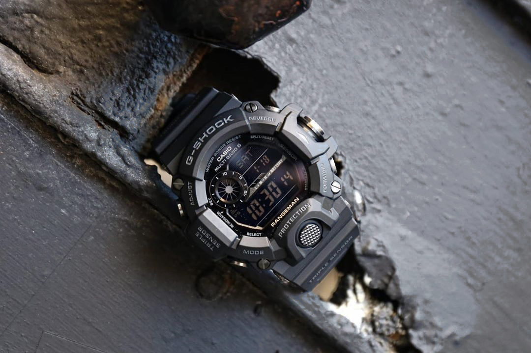 นาฬิกา คาสิโอ Casio G-SHOCK Special color Master of G RANGEMAN รุ่น GW-9400-1B (Black Out) ของแท้ รับประกัน1ปี