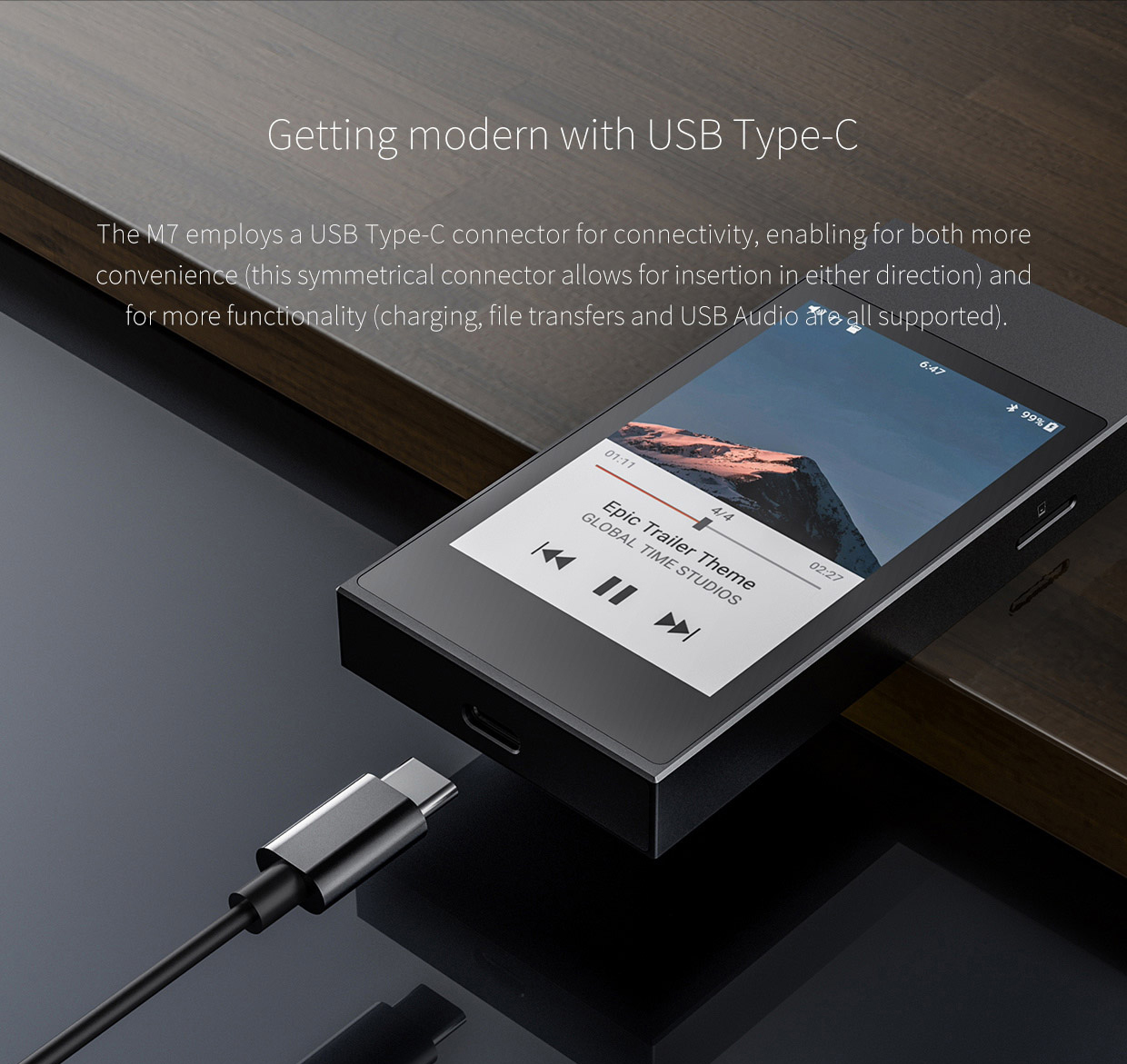 ขาย FiiO M7 เครื่องเล่นพกพาระดับ Hi-Res รองรับ lossless , DSD , Bluetooth , จอ Touch Screen