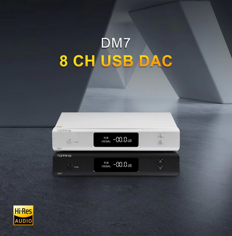 Topping DM7 8 Channel DAC ระดับเรือธง ประกันศูนย์ไทย