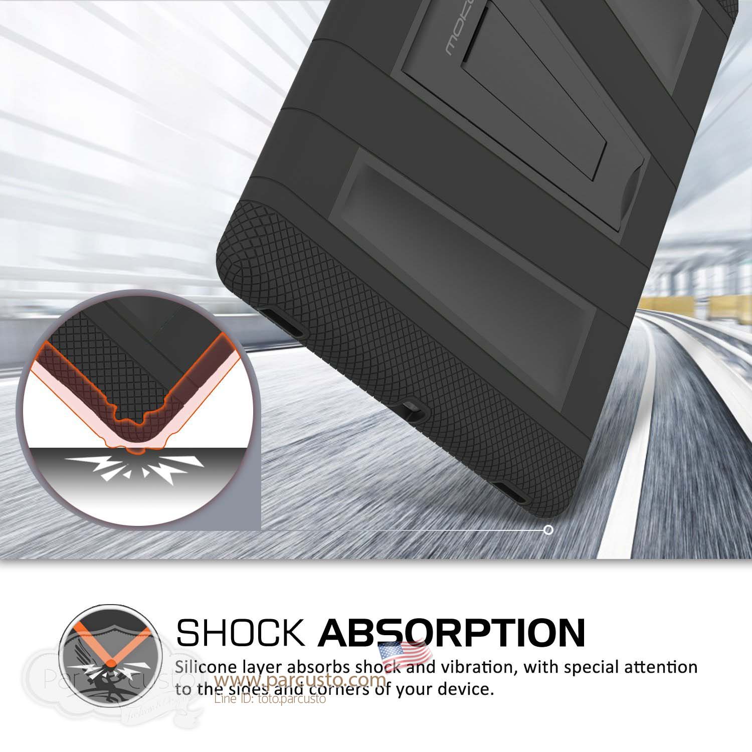 เคสกันกระแทก Apple iPad Pro จาก Moko [Pre-order USA]