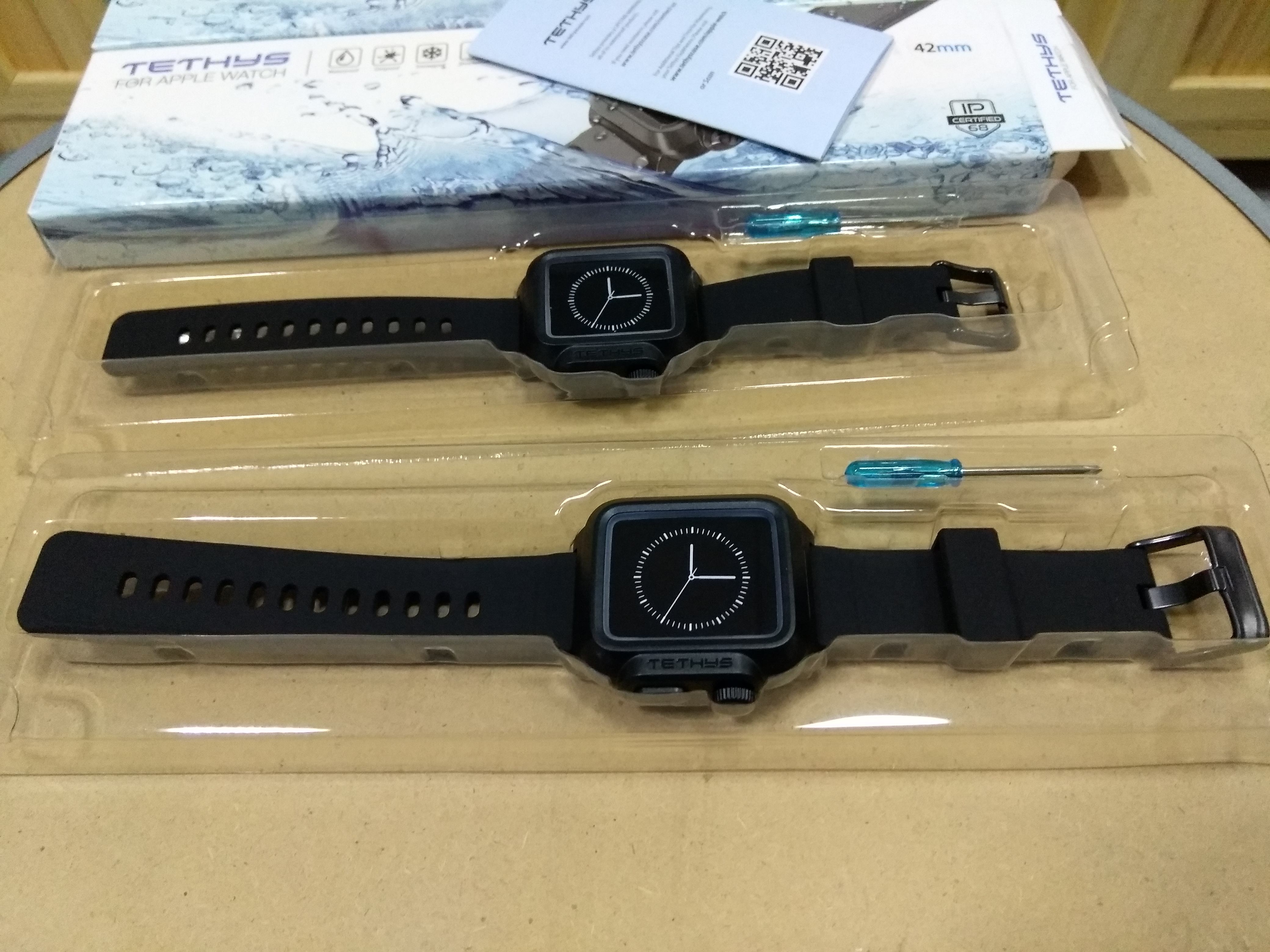 เคสกันน้ำกันกระแทก Apple Watch 38mm และ 42mm [IP68 Certified] จาก TETHYS [Pre-order USA]