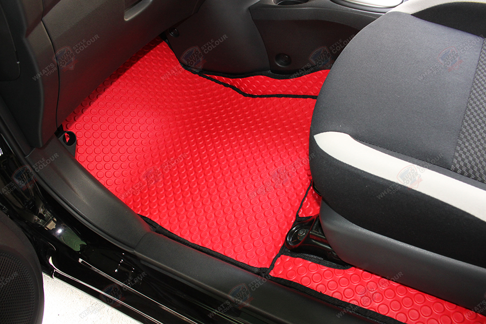 พรมปูพื้นรถยนต์ พรมกระดุม รถ NISSAN NOTE ชุดภายในห้องโดยสาร จำนวน 16 ชิ้น