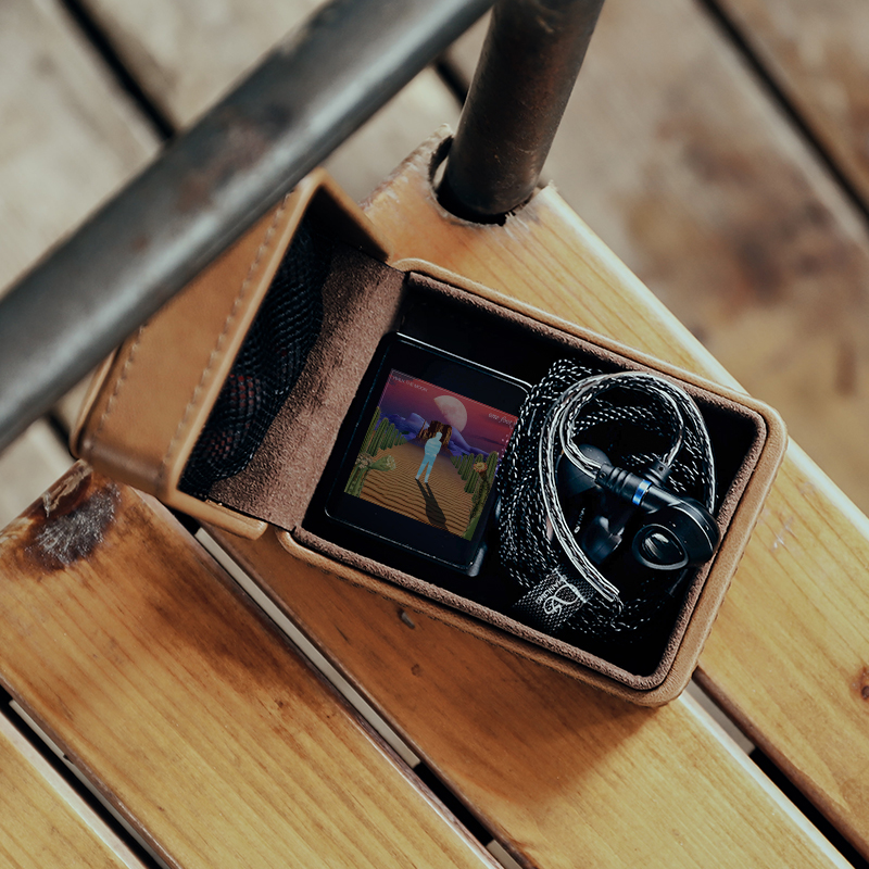 ขาย SHANLING C2 เคสหนังสำหรับเก็บหูฟัง จุกหูฟัง ภายในบุด้วย microfiber