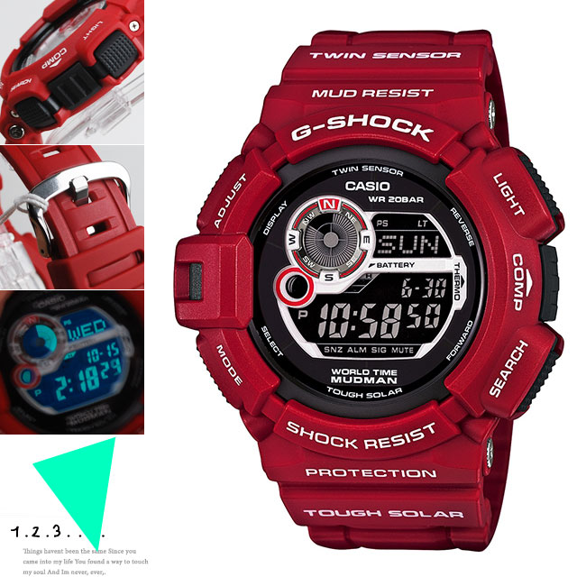 นาฬิกา คาสิโอ Casio G-Shock Limited model Men in Rescue Red รุ่น G-9300RD-4 หายากมาก