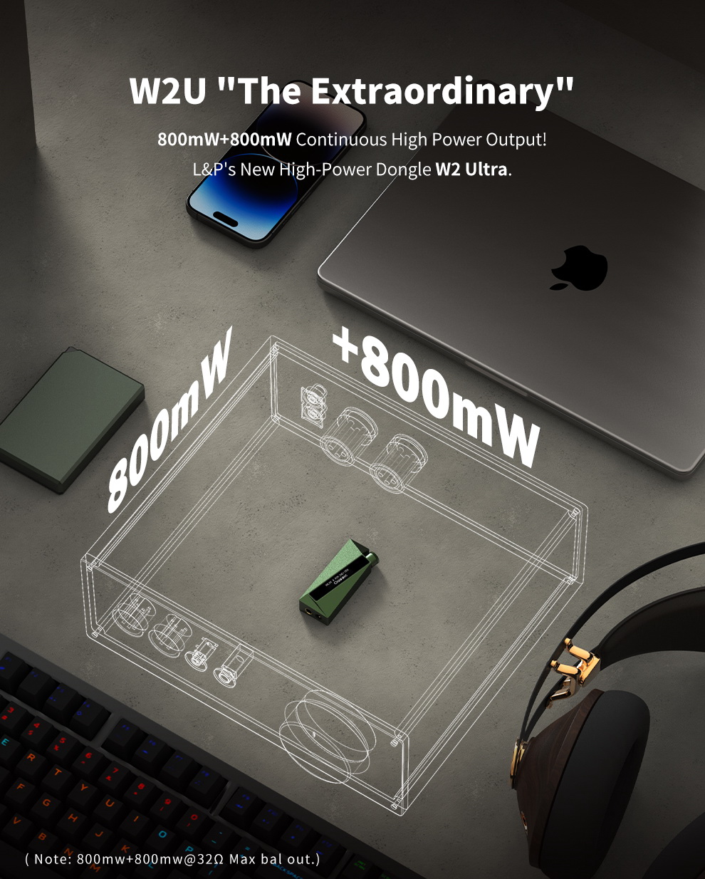 luxury & precision W2U DAC/AMP พกพา ชิป CS43131 x2 รองรับ PCM 32bit/384 kHz, DSD256 ประกันศูนย์ไทย