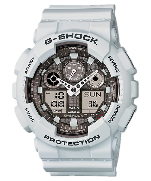 นาฬิกา คาสิโอ Casio G-Shock Limited model 30th Anniversary รุ่น GA-100LG-8A สีเทาควันบุหรี่
