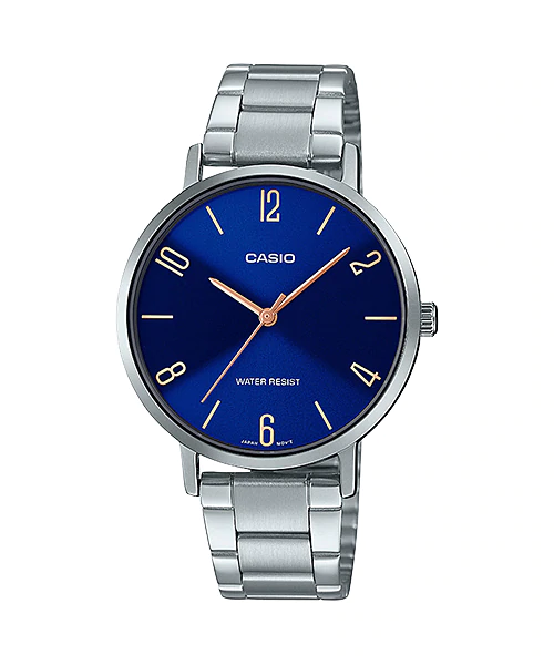 นาฬิกา Casio STANDARD Analog-Ladies' รุ่น LTP-VT01D-2B2 ของแท้ รับประกัน 1 ปี
