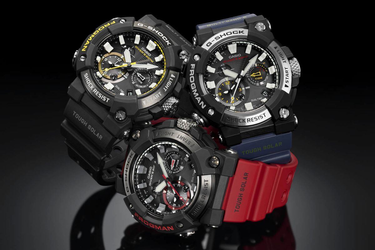 นาฬิกา Casio G-Shock มนุษย์กบ FROGMAN ANALOG รุ่น GWF-A1000-1A "Made in Japan" ของแท้ รับประกัน1ปี
