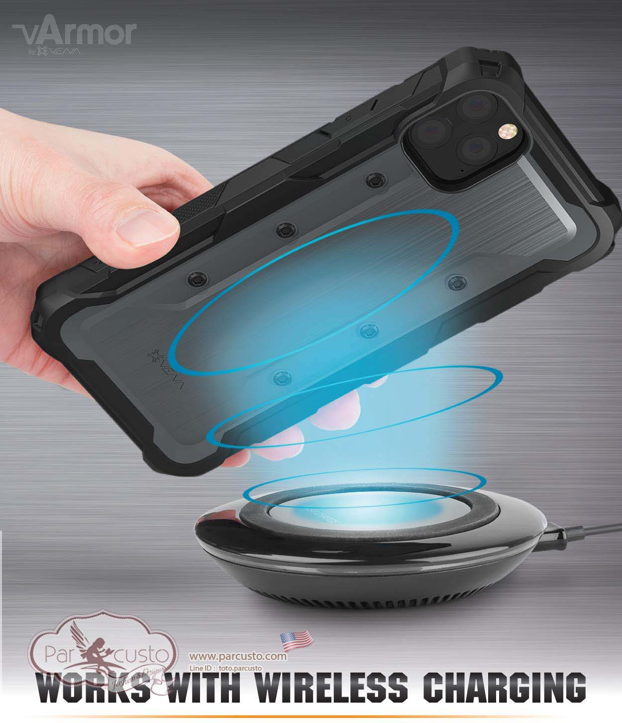 เคสกันกระแทก Apple iPhone 11 Pro Max [vArmor] จาก Vena [Pre-order USA]