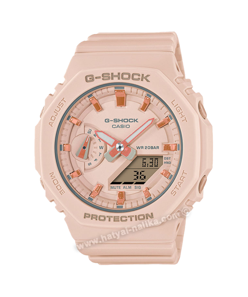 นาฬิกา Casio G-Shock Women ไซส์มินิ GMA-S2100 series รุ่น GMA-S2100-4A (สีชมพูนู้ด) ของแท้ รับประกัน1ปี