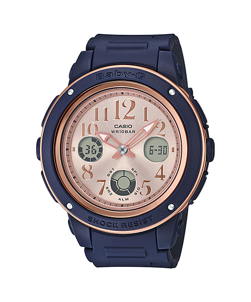 นาฬิกา Casio Baby-G Special Color BGA-150PG PINK GOLD series รุ่น BGA-150PG-2B1 ของแท้ รับประกัน1ปี