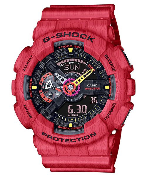 นาฬิกา Casio G-SHOCK Limited 3ก๊ก - The Five Tiger Generals series รุ่น GA-110SGH-4A "ฮองตง" ของแท้ รับประกัน1ปี