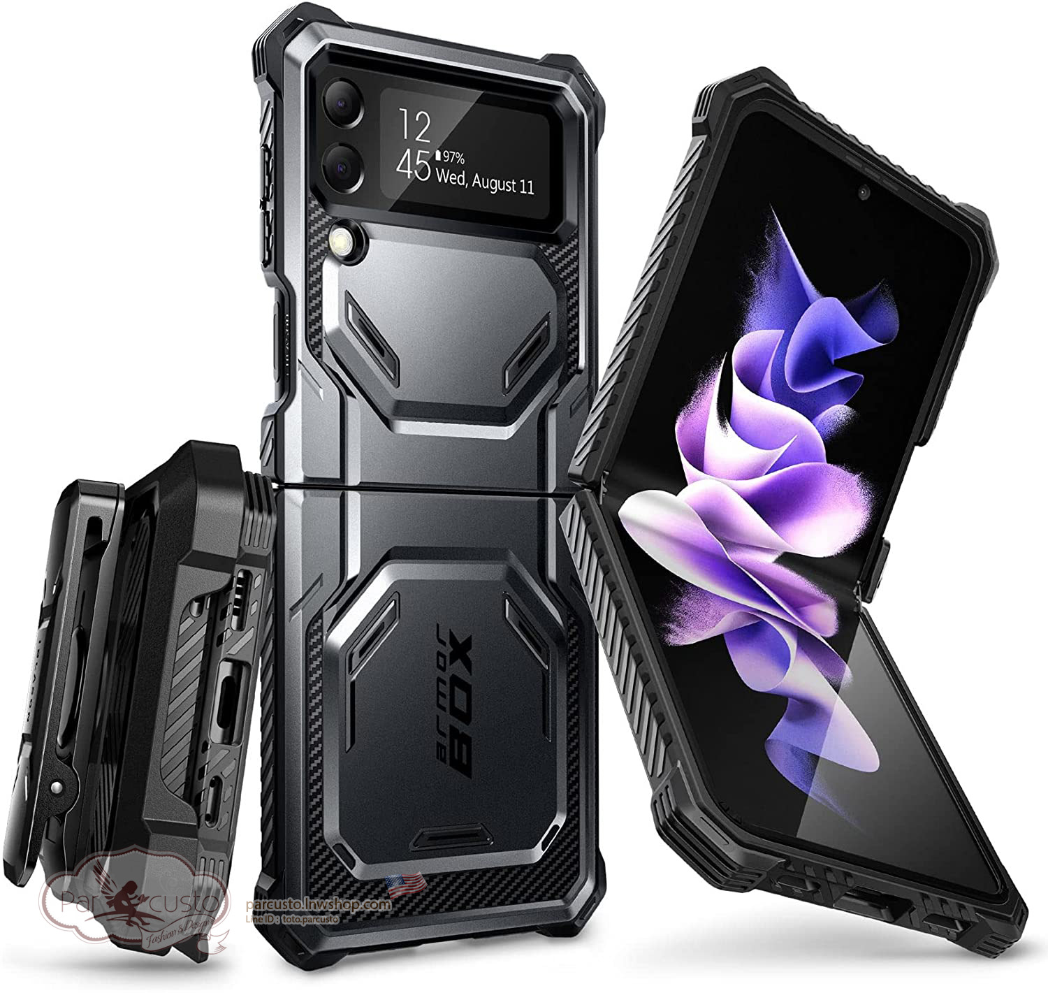 เคสกันกระแทก Samsung Galaxy Z Flip 4 5G [Armorbox] จาก i-Blason (Pre-order USA)