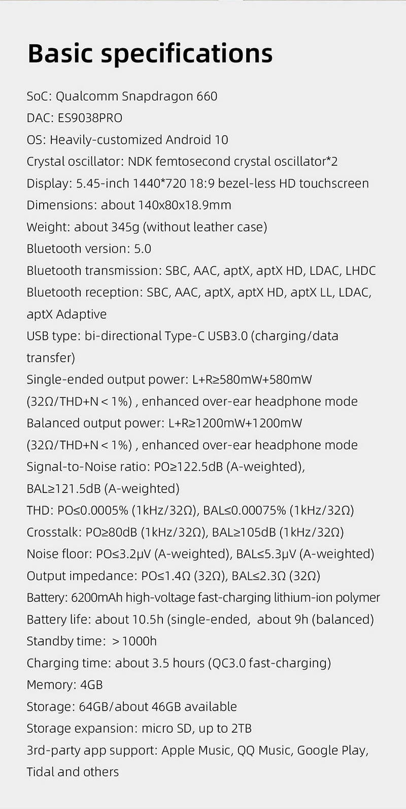FiiO M15S DAP พกพาและตั้งโต๊ะ 2in1 ครบจบในตัวเดียว รองรับ Dual Hi-Res ประกันศูนย์ไทย