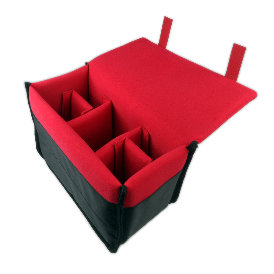 Camera Case Insert ตัวกันกระแทกด้านในกระเป๋ากล้อง DSLR Mirrorless รุ่นฝาปิดบน Two tone