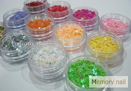 กากเพชร,กากเพชรติดเล็บ,ดาว