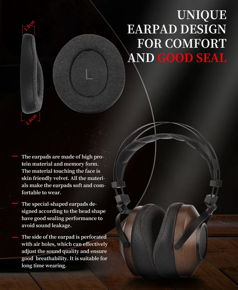 Sivga SV023 หูฟัง Headphone ไดรเวอร์ไดนามิก ไดอะแฟรมชุบเบริลเลียม ไม้แบบเปิดด้านหลัง ประกันศูนย์ไทย