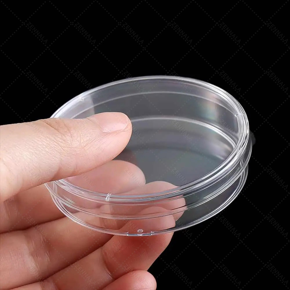 จานเพาะเชื้อ พลาสติก Disposable Plastic Petri Dishes มีให้เลือก 5 ขนาด