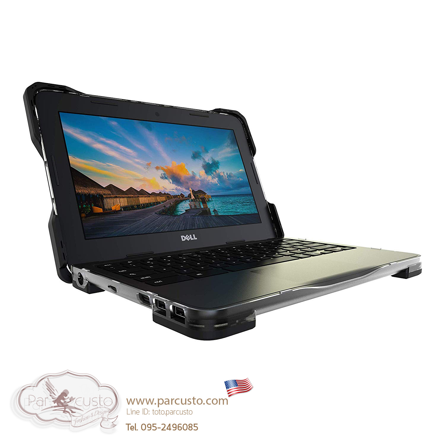 เคสกันกระแทก Dell Chromebook 3180 11.6 inch [Heavy Duty] จาก UZBL [หมด]