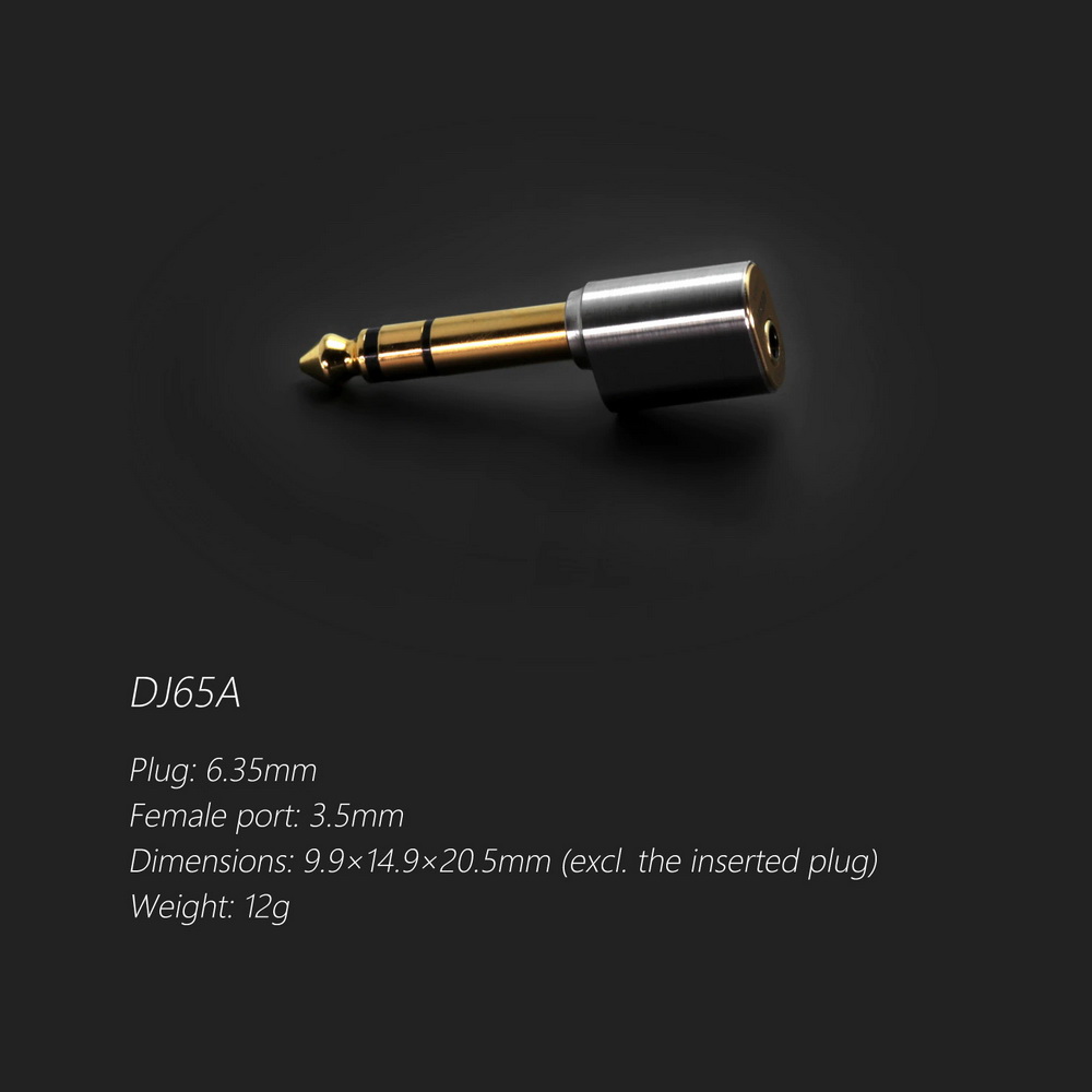 ขาย DD DJ65A แจ็คแปลง 3.5mm เป็น 6.35mm สำหรับ ชุดตั้งโต๊ะ/เครื่องเสียง