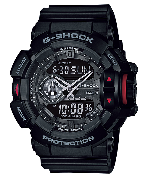 นาฬิกา คาสิโอ Casio G-Shock Standard Analog-Digital รุ่น GA-400-1B "BLACK EAGLE"