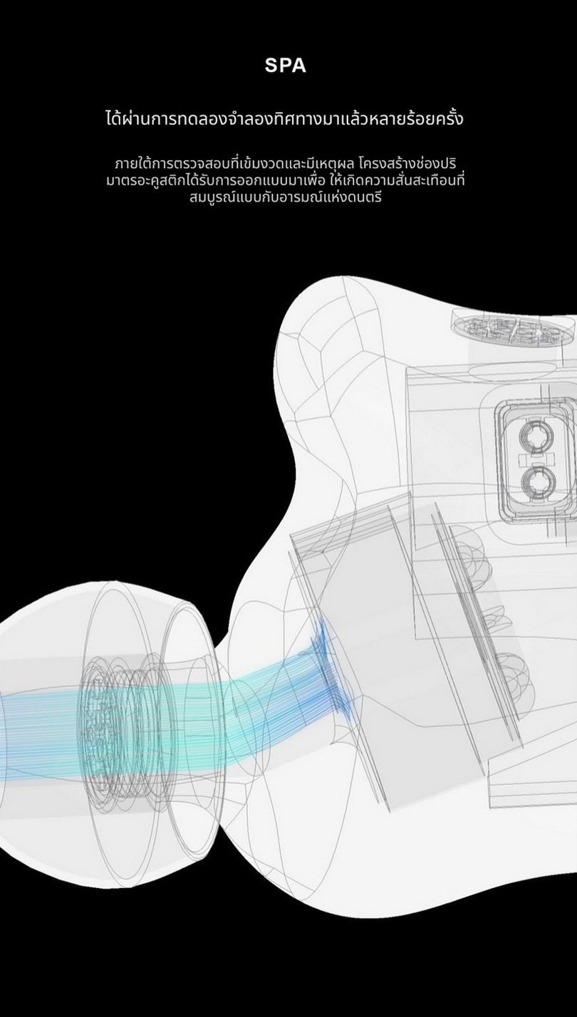 Ear Acoustic Audio SPA-Pro Ultra หูฟัง IEMs ไดรเวอร์ Dynamic ไดอะแฟรมนาโนกราฟีน ประกันศูนย์ไทย