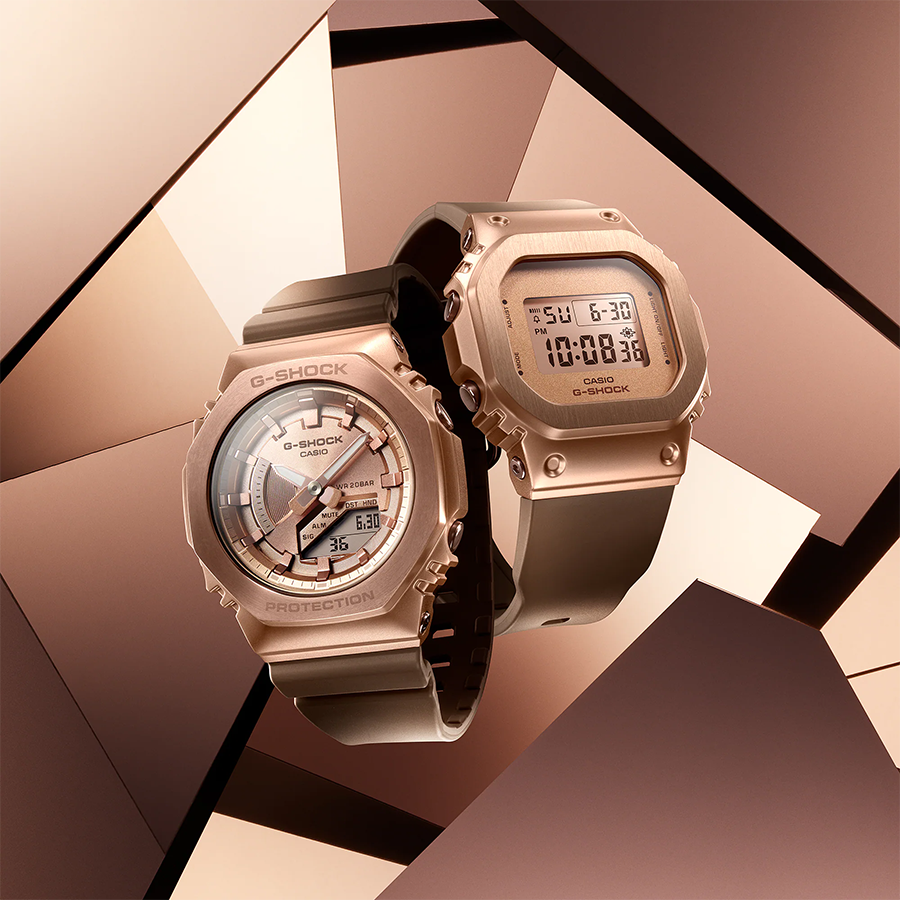 นาฬิกา Casio G-Shock Women ไซส์มินิ Metal Covered รุ่น GM-S2100BR-5A ของแท้ รับประกัน1ปี