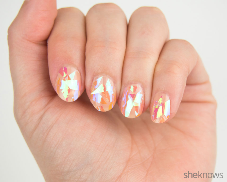 กระดาษแก้วออโรรา,Glass Aurora paper,Glass Slice Nail Art,กระดาษแก้ว,กระดาษแก้ว ติดเล็บ,สติ๊กเกอร์แก้ว,glass nail