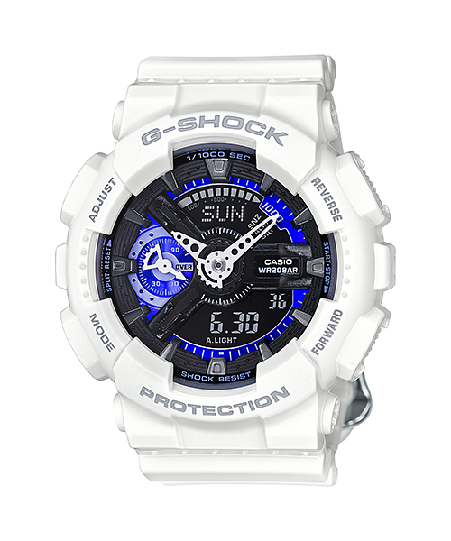 นาฬิกา คาสิโอ Casio G-Shock S-Series Cool White color Collection รุ่น GMA-S110CW-7A3 ของแท้ รับประกัน1ปี