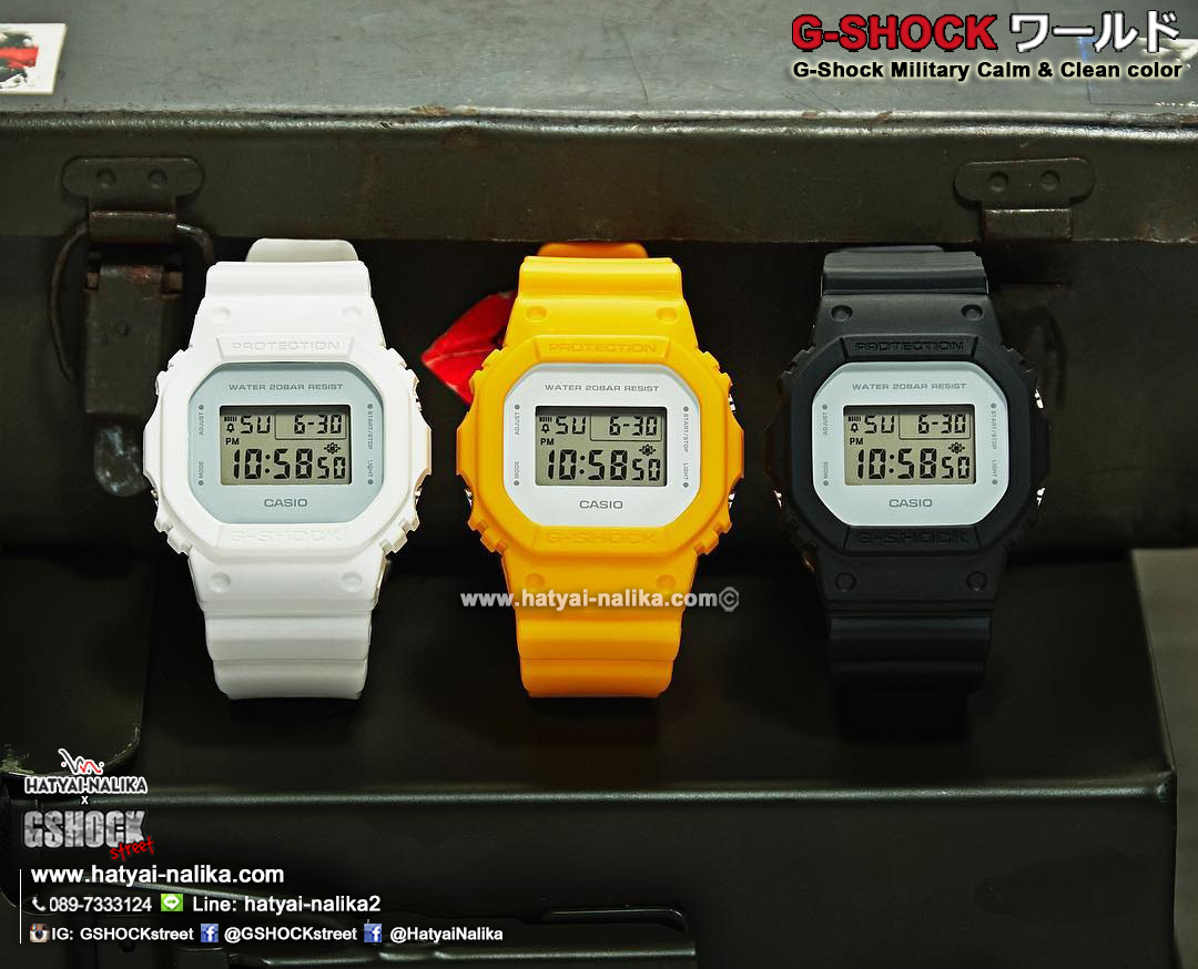 นาฬิกา Casio G-Shock Limited DW-5600CU Military Calm & Clean color series รุ่น DW-5600CU-7 (นำเข้าEurope ไม่มีวางขายในไทย) ของแท้ รับประกัน1ปี