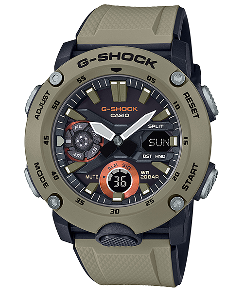 นาฬิกา Casio G-Shock ANALOG-DIGITAL GA-2000 series รุ่น GA-2000-5A ของแท้ รับประกัน1ปี