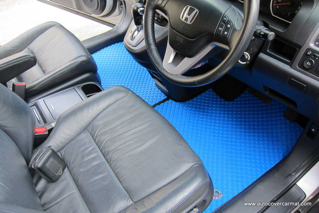 พรมปูพื้นรถยนต์ พรมกระดุม รถ HONDA CRV (Gen 3) ปี 2007-2012 ชุดภายในห้องโดยสาร จำนวน 4 ชิ้น