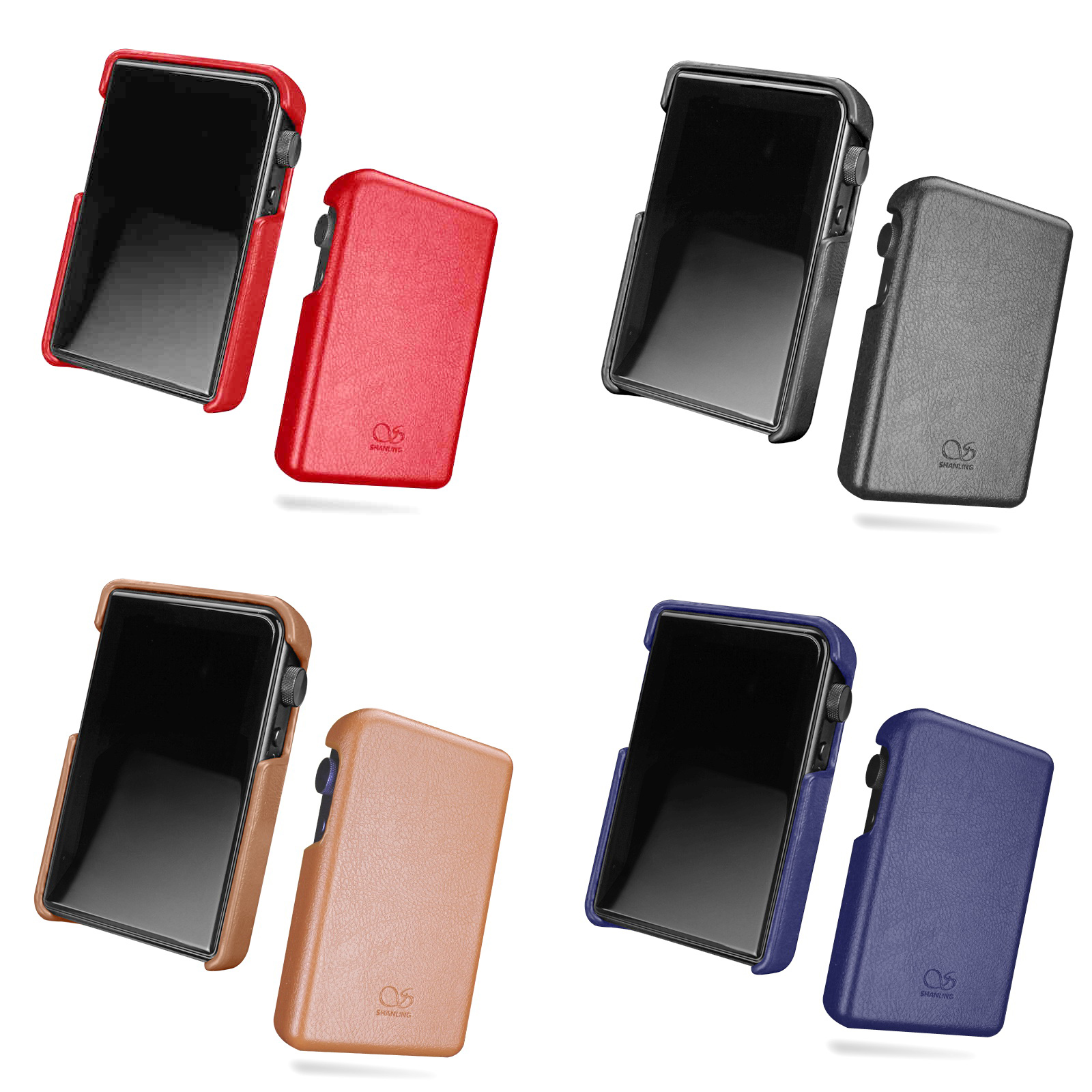 **สินค้ามีตำนิ** เคสหนังสำหรับ Shanling M2s ช่วยป้องกันเครื่องเล่นจากรอยขีดข่วน